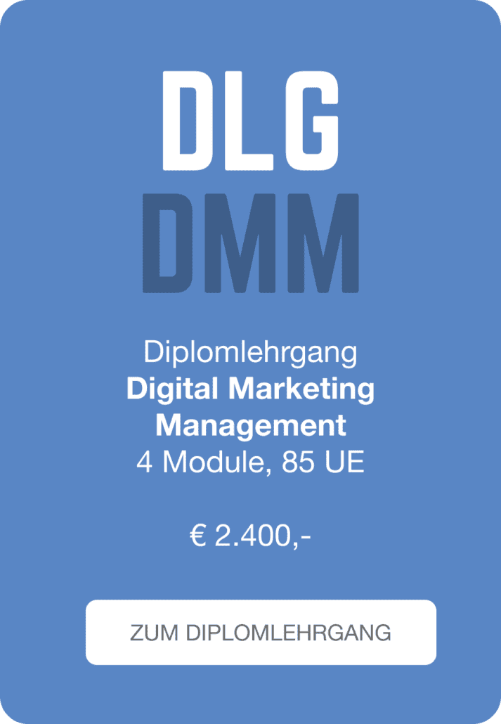Diplomlehrgang Digital Marketing Management