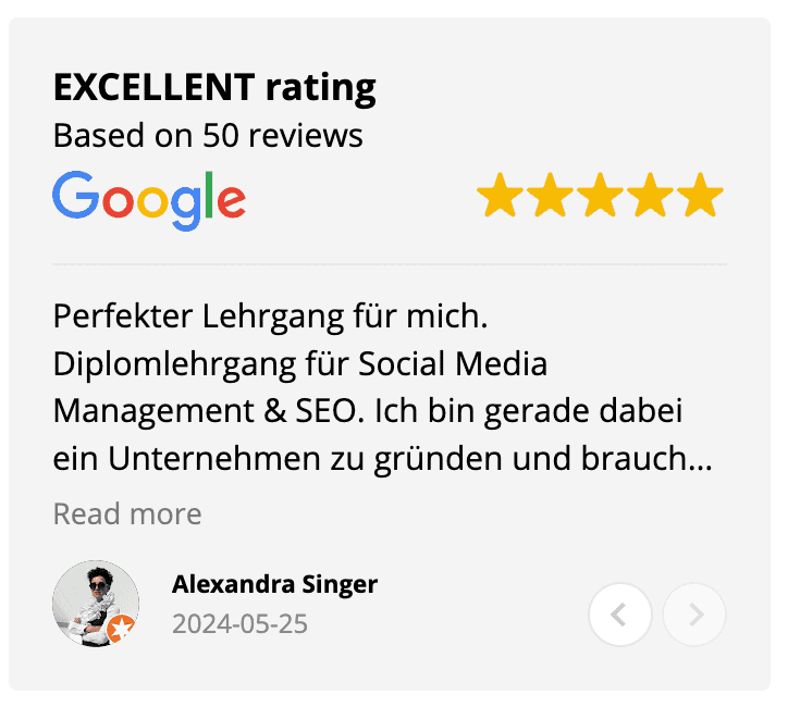 AMS-geförderten Kurse an der digitalworld Academy Wien. Positive Google-Bewertungen von Teilnehmer:innen